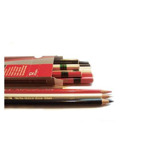 RÉF CRAYONS GRAS EFFAÇABLES 12 CRAYONS PAR BOITE PANACHE 3 X 4 COULEURS