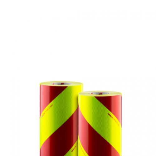ORALITE 6901 | KIT DE BANDES ALTERNÉES ROUGE/JAUNE RÉTRORÉFLÉCHISSANT MICROPRISMATIQUES