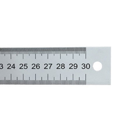 Réglet rigide acier 30 cm - SDAG Adhésifs