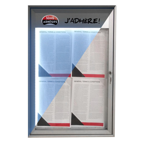 VITRINE LED 1 PORTE...