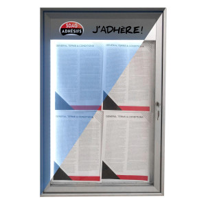 VITRINE LED 1 PORTE...